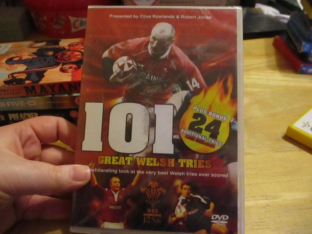 101 Great Welsh Tries - DVD - SEALED Disc - VGC Case - Pal (S2400144)