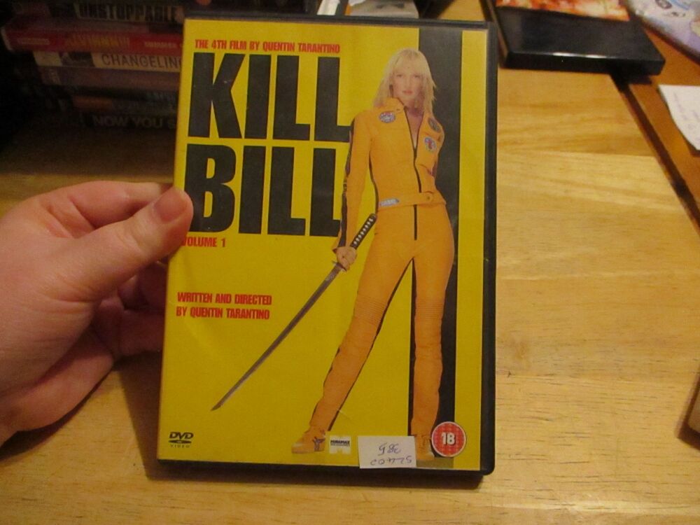 Kill Bill Vol 1 - DVD - HSM Disc - VGC Case - Pal (S2400385)