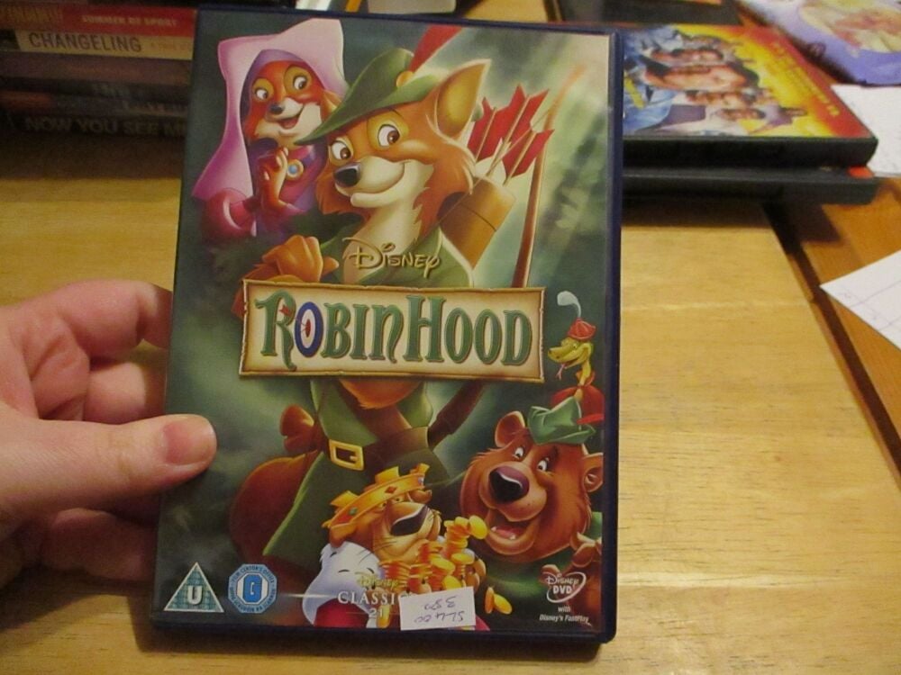 Disney's Robin Hood - DVD - HSM Disc - VGC Case - Pal (S2400382)