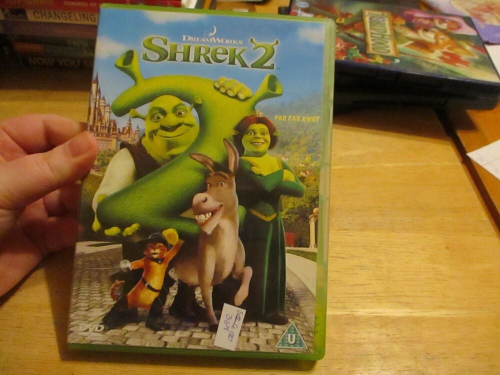 Shrek 2 - DVD - HSM Disc - VGC Case - Pal (S2400381)