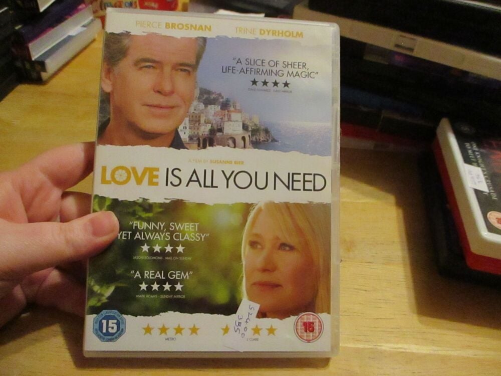 Love Is All You Need -  DVD - LN Disc - VGC Case - Pal (S2400355)