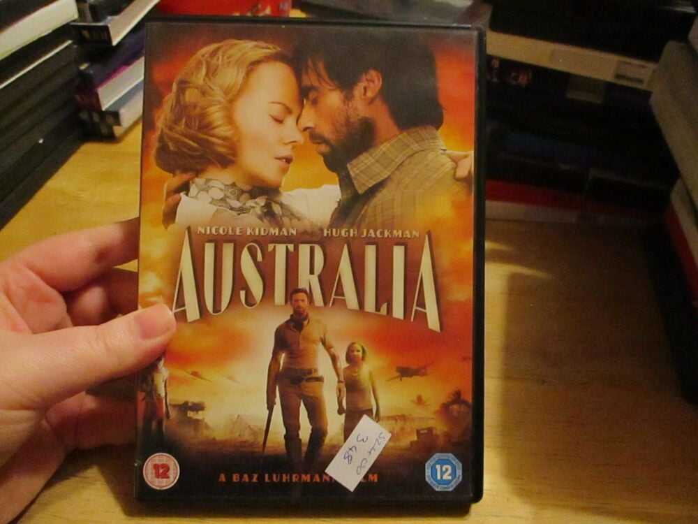 Australia - Nicole Kidman - Hugh Jackman - DVD- FP Disc - VGC Case - Pal (S2400348)