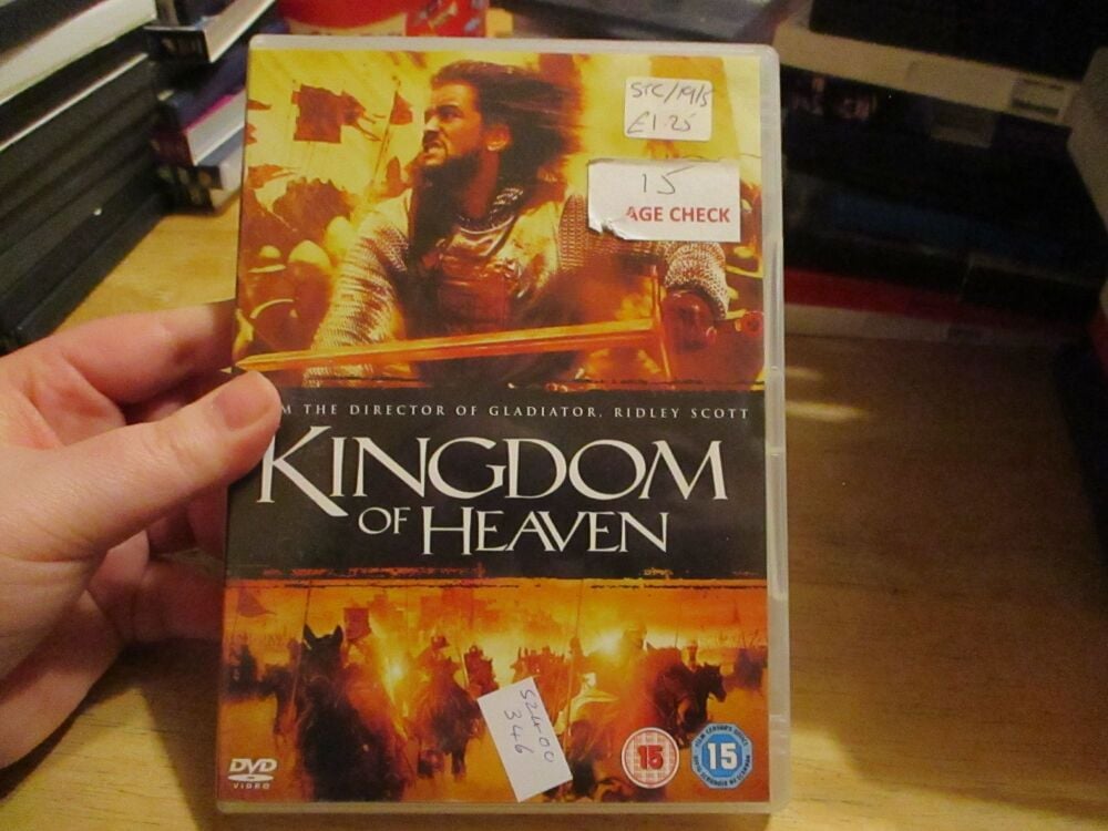 Kingdom Of Heaven - DVD- LN Disc - VGC Case - Pal (S2400346)