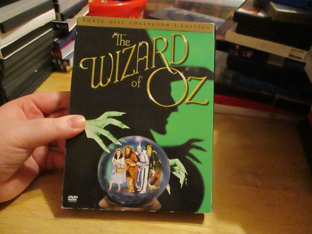 The Wizard Of Oz - 3 Disc Collector's Edition - DVD- HSM/FP/VLSS Disc - VGC Case - Pal (S2400343)