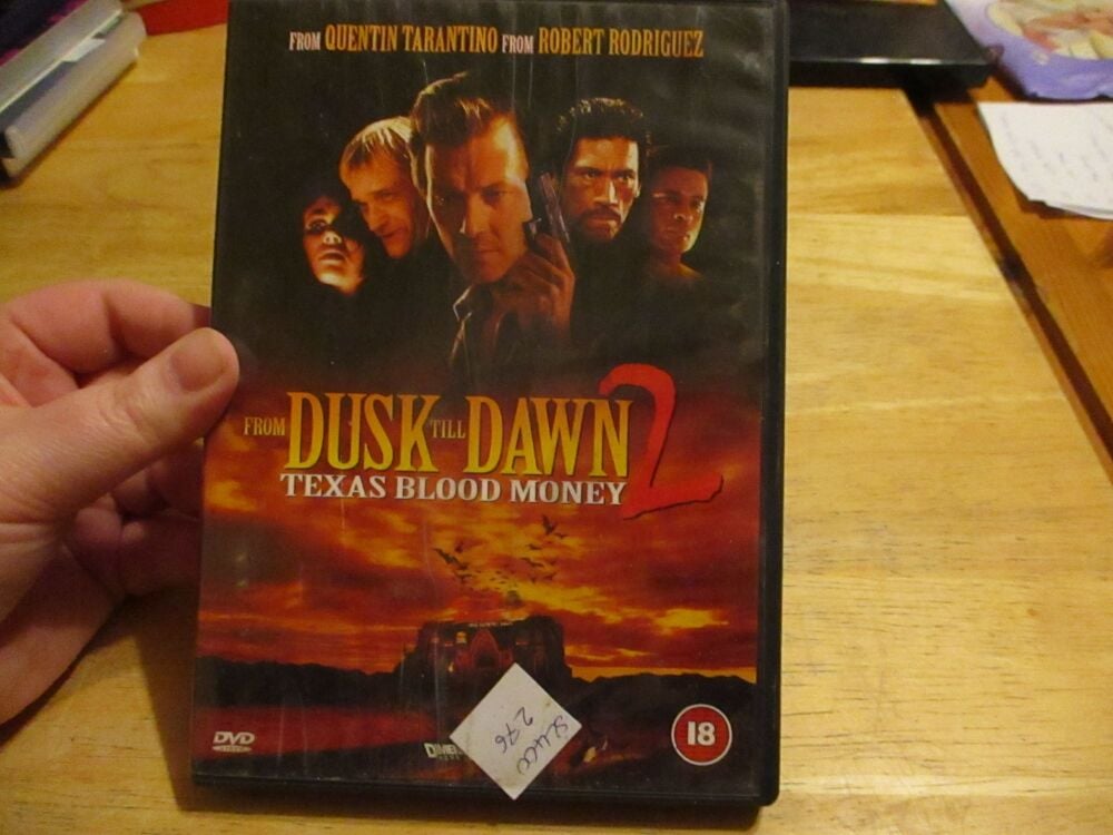 From Dusk Till Dawn 2 - Texas Blood Money - DVD- HSM Disc - VGC Case - Pal (S2400276)