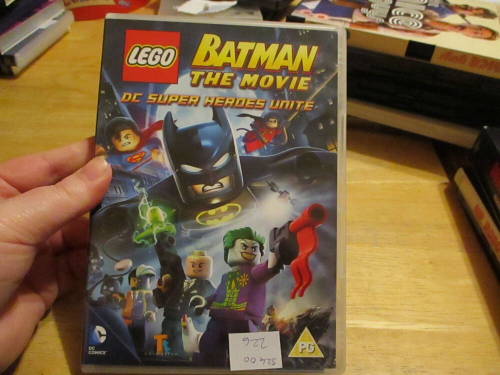 Lego Batman The Movie - DC Super Heroes Unite - DVD- LN/FS Disc - VGC Case - Pal (S2400226)