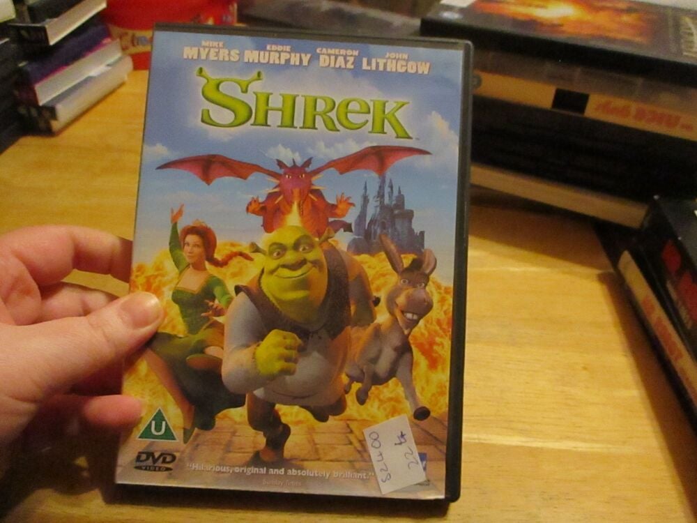 Shrek - DVD- HFP Disc - VGC Case - Pal (S2400224)