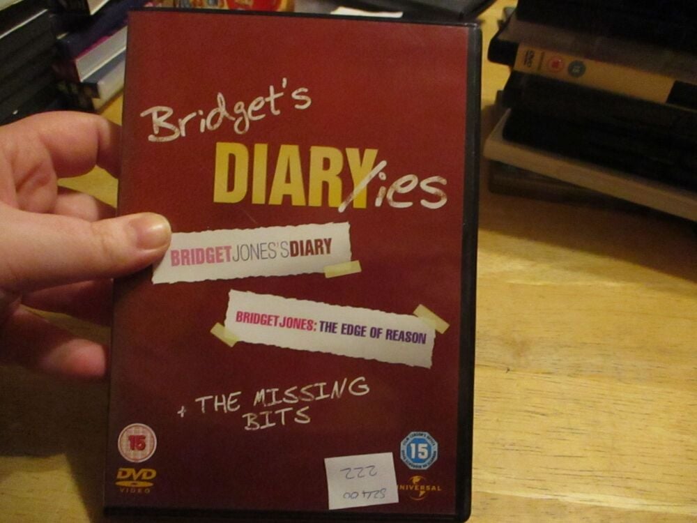 Bridget's Diaries / Bridget Jones's Diary + The Edge Of Reason + Missing Bits - DVD- FP/FS Disc - VGC Case - Pal (S2400222)