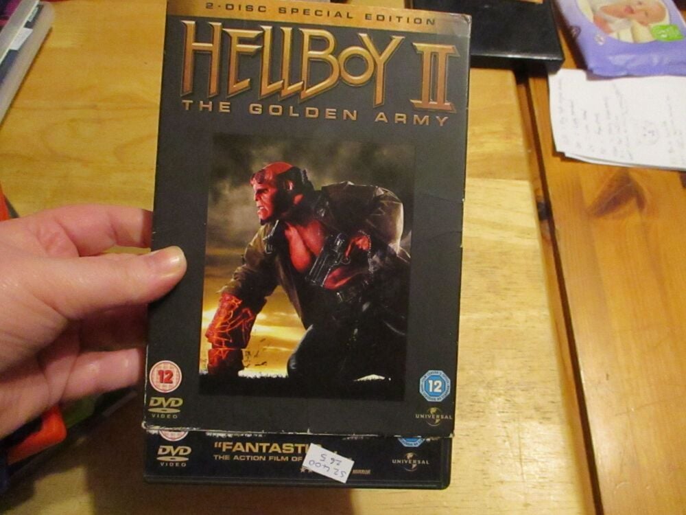 Hellboy 2 - Special Edition - DVD - HSM/FP/PC Disc - VGC Case - Pal (S2400265)