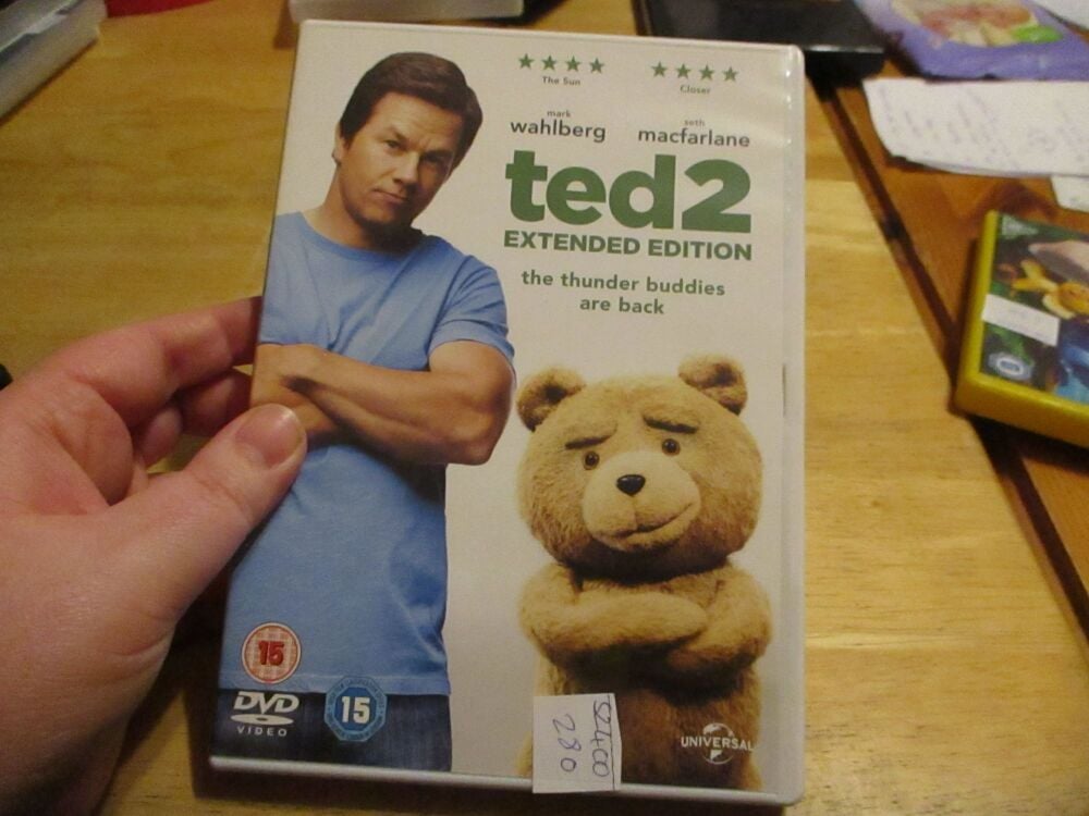 Ted 2 - Extended Edition - DVD - LN Disc - VGC Case - Pal (S2400280)