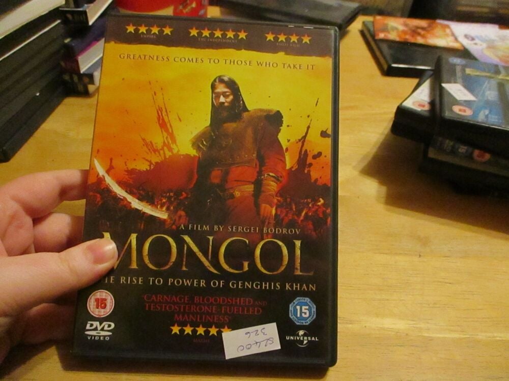 Mongol - The Rise To Power Of Genghis Khan - DVD - FP Disc - VGC Case - Pal (S2400326)