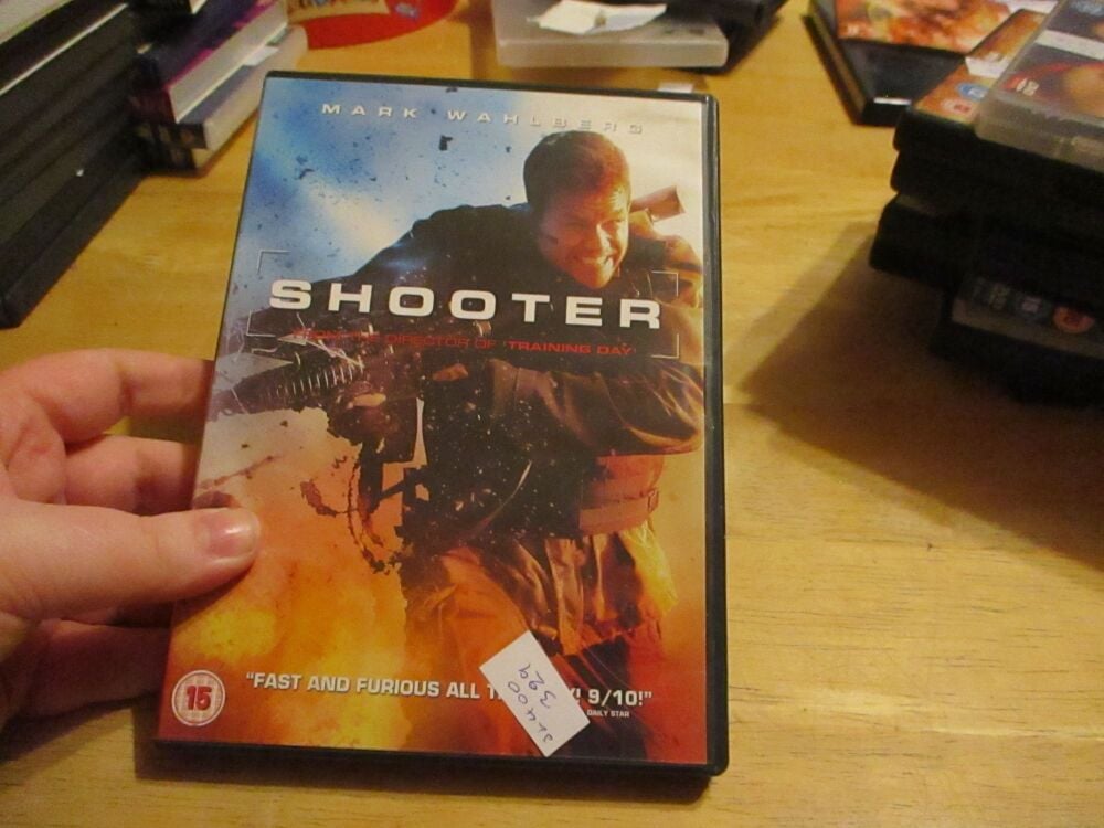 Shooter - Mark Wahlberg - DVD - FP/LM Disc - VGC Case - Pal (S2400329)