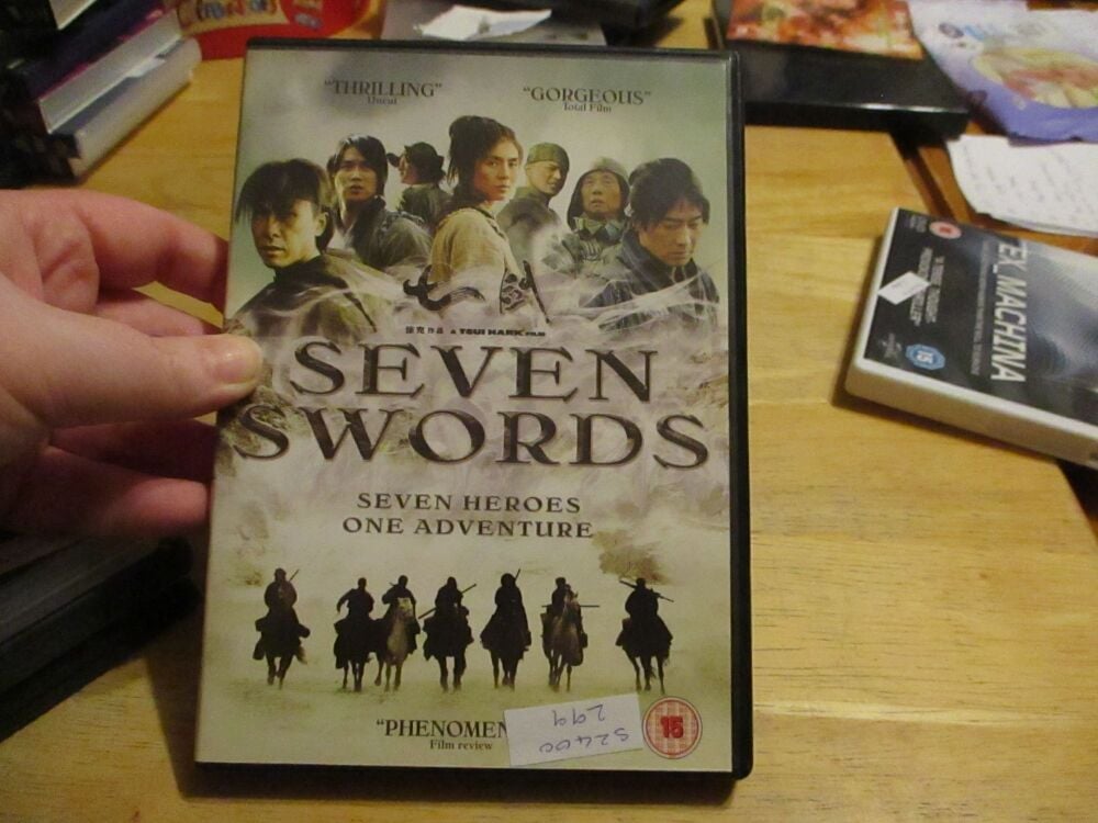 Seven Swords - DVD - FS/LN Disc - VGC Case - Pal (S2400299)