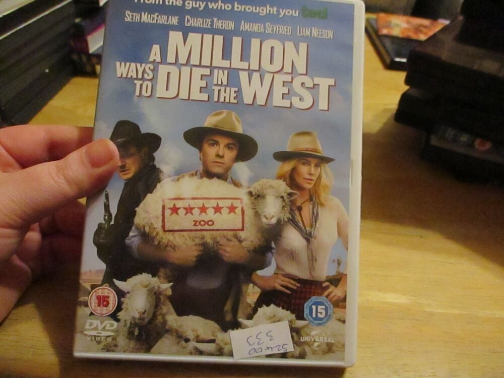 A Million Ways To Die In The West - DVD - HSM/Dusty Disc - VGC Case - Pal (S2400333)