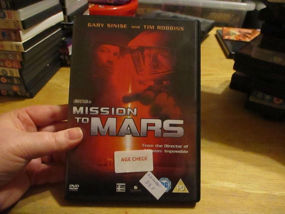 Mission To Mars - DVD - LN Disc - VGC Case - Pal (S2400335)