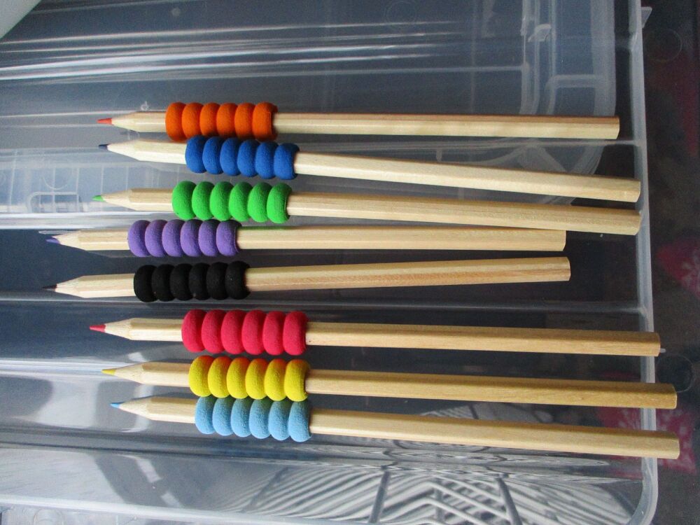 Purple Colouring Loose Single Pencil with Soft Grip - Back To School / Office Supply