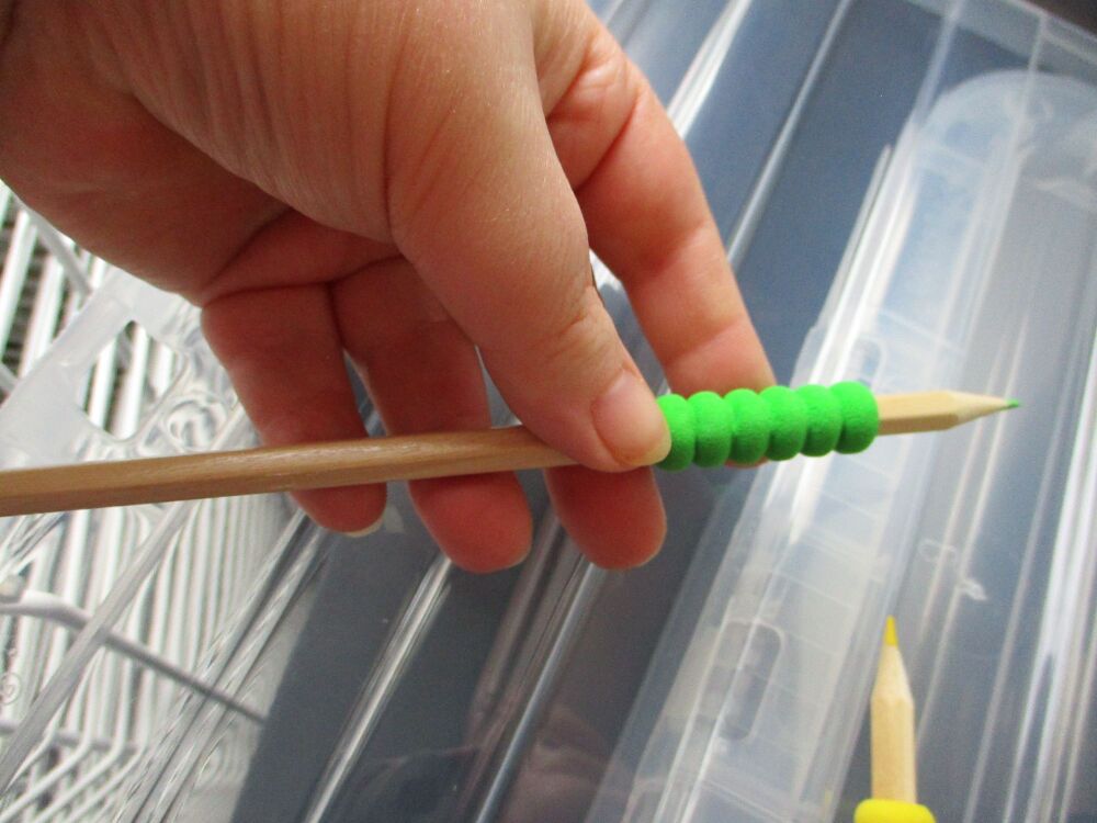 Green Colouring Loose Single Pencil with Soft Grip - Back To School / Office Supply