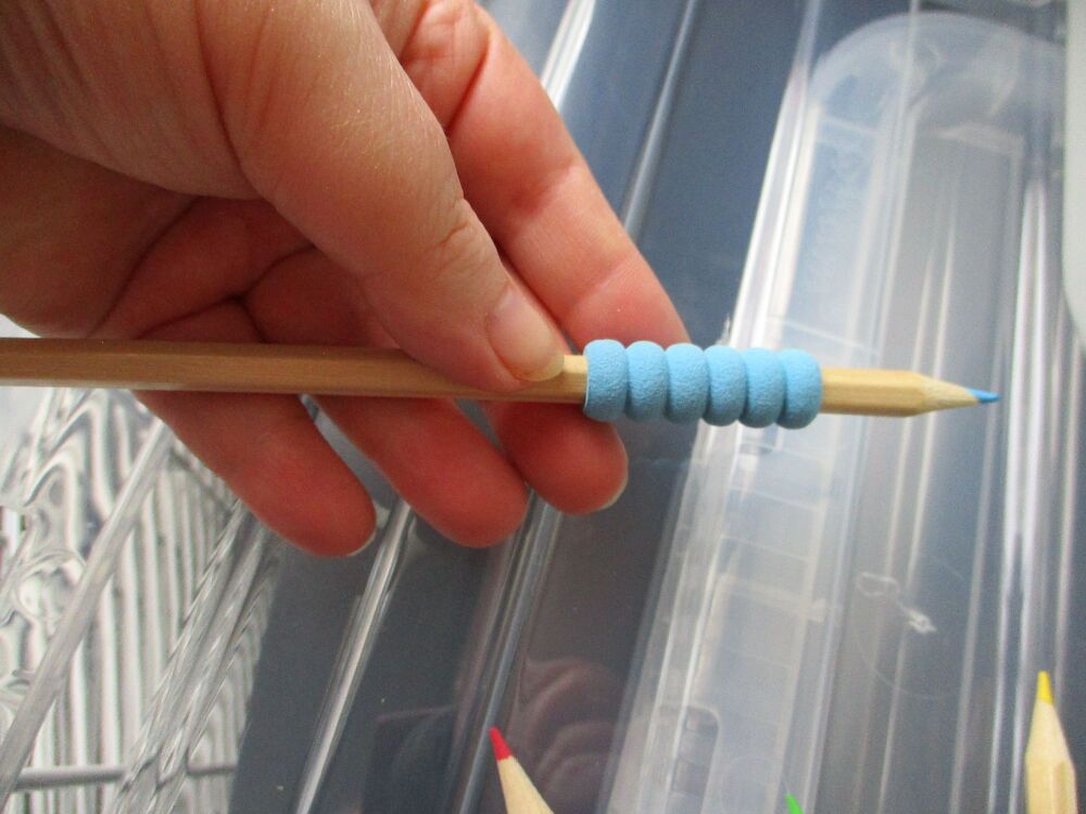 Blue Colouring Loose Single Pencil with Soft Grip - Back To School / Office Supply