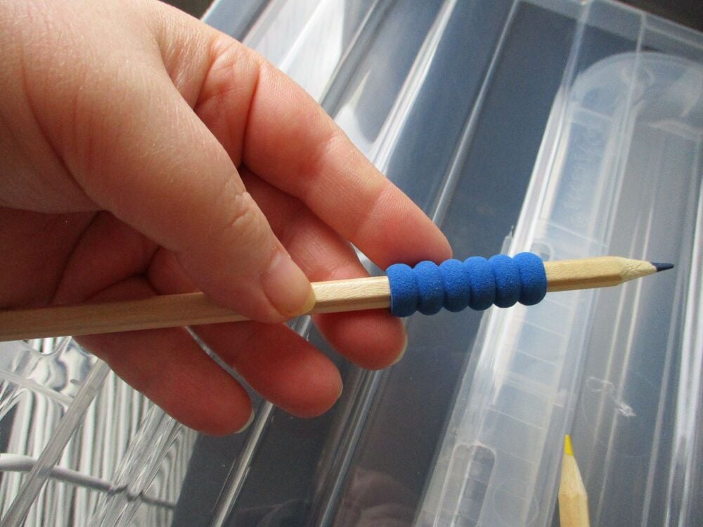 Dark Blue Colouring Loose Single Pencil with Soft Grip - Back To School / Office Supply