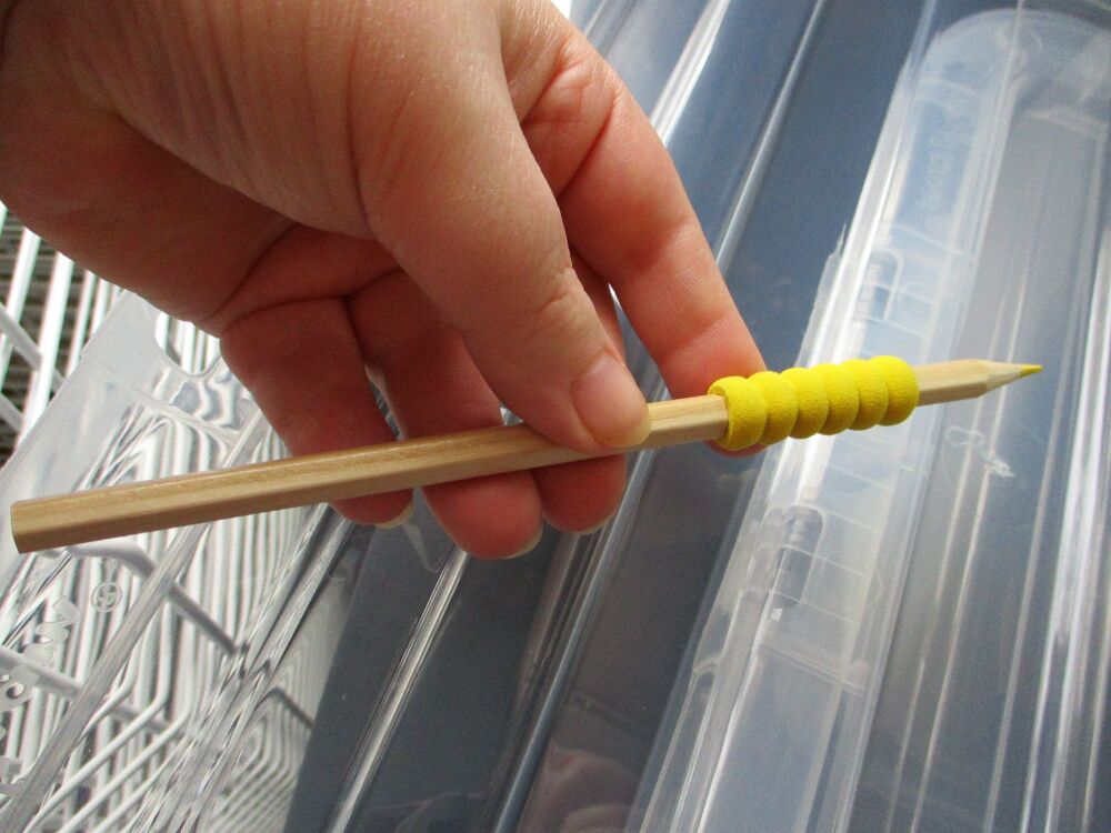 Yellow Colouring Loose Single Pencil with Soft Grip - Back To School / Office Supply