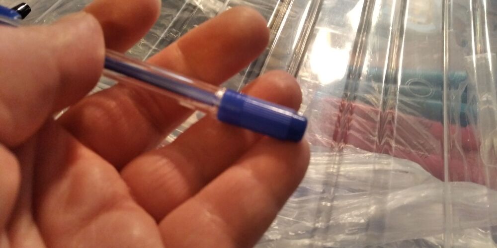 Blue Ball Point Pen - Back To School / Office Supply