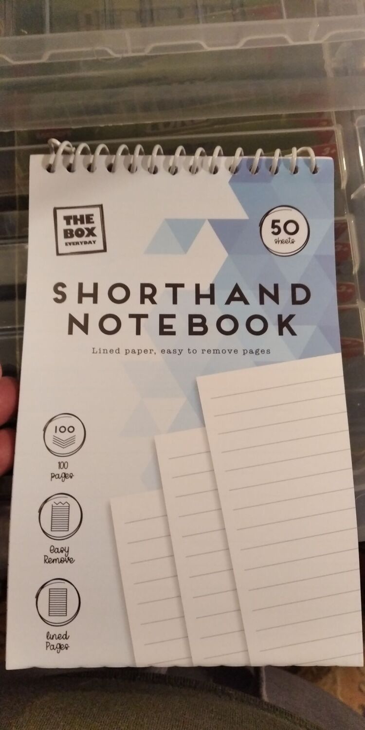 50pg Shorthand Notepad - Back To School / Office Supply