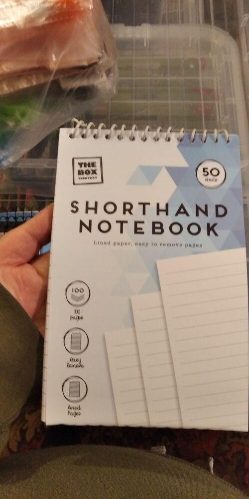 50pg Shorthand Notepad - Back To School / Office Supply