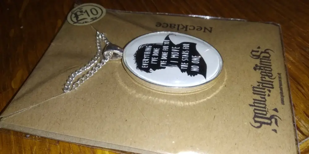"Everything I've Done" - Labyrinth Quote Pendant w/chain. Goblin Dreams