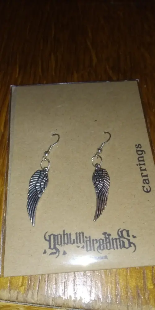 Goblin Dreams - Mini Wings Feathers Styled Earrings