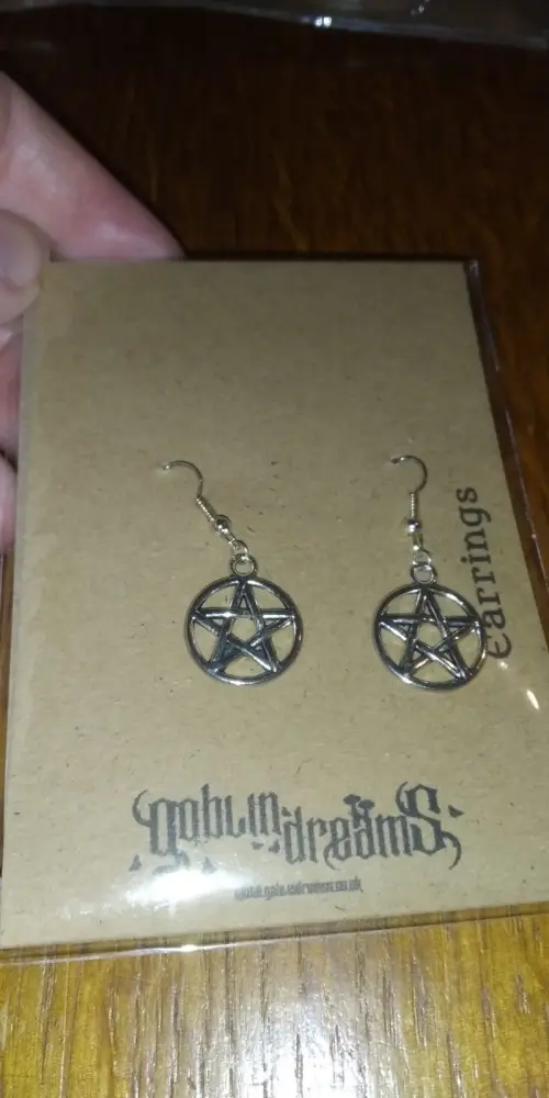 Goblin Dreams - Mystical Pentagram Styled Earrings