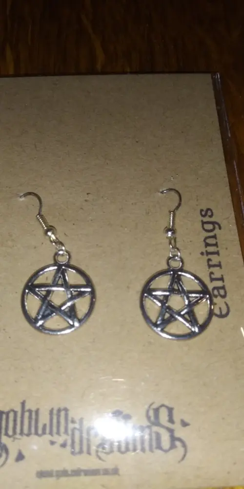 Goblin Dreams - Mystical Pentagram Styled Earrings