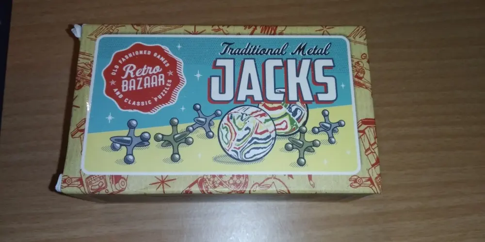 Retro Bazaar traditional metal jacks - brand new in box - sealed