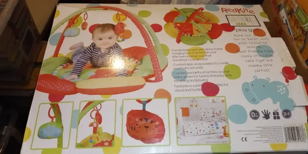 Red Kite Safari Play Gym Toddler Baby - contents New But Box Opened And Tatty
