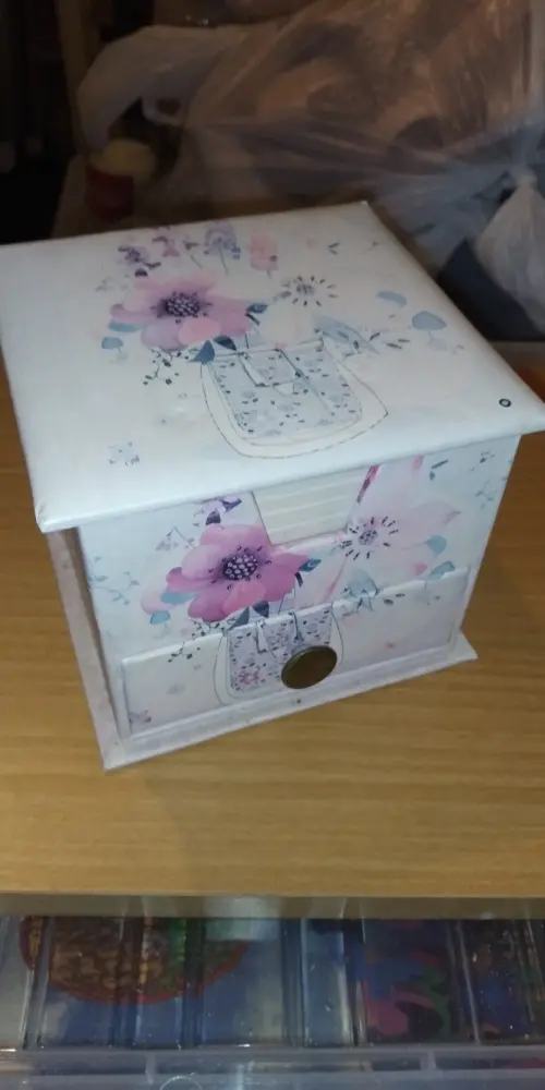 Flower Jars Memo Note Writing Pad Drawer Tidy