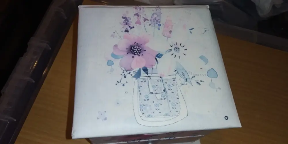 Flower Jars Memo Note Writing Pad Drawer Tidy