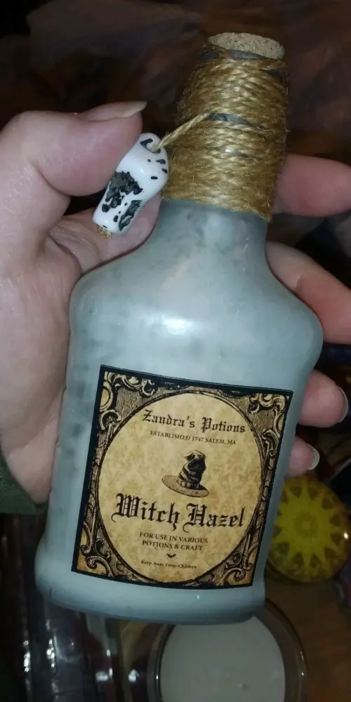 Zandra's Potions Decoration Witch Hazel Bottle