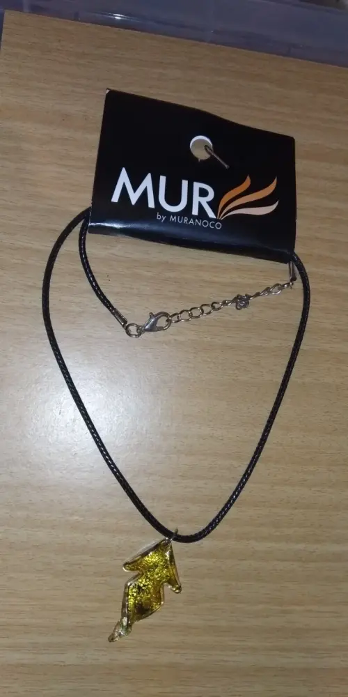 Glass Browns Greens Blues Muranoco Necklace