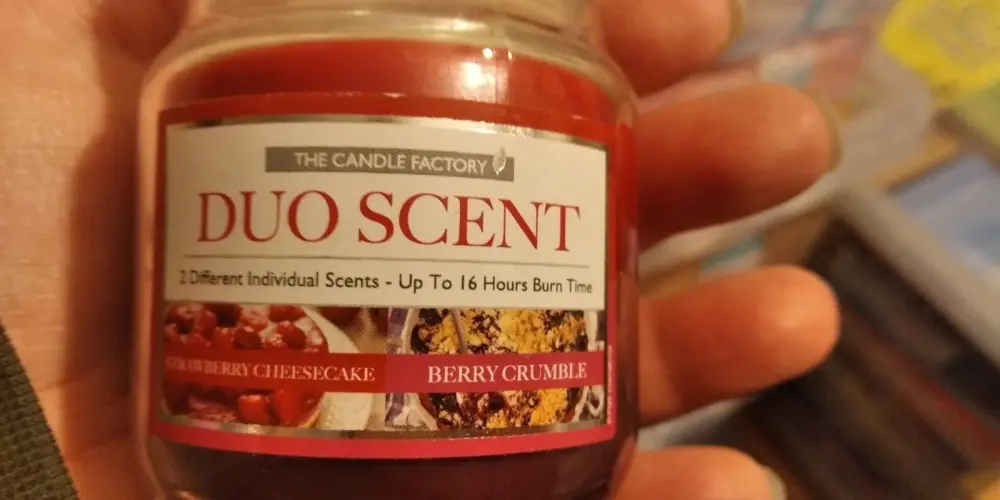 Strawberry Cheesecake Berry Crumble Duo Scent The Candle Factory Small Candle