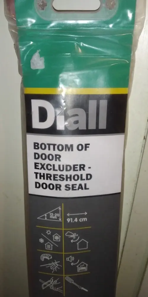 Diall Bottom Of Door Excluder Threshold Door Seal - Brand New Sealed