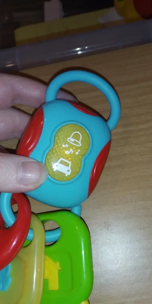 Toddler Kids Toy My First Keys With Light And Sound On Fob. Fully Working