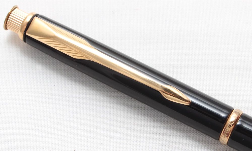 No.7657. Parker Insignia Propelling Pencil in Black Lacquer from 1992.