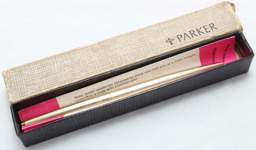 8430 Parker 61 MkI GT Ball Pen in Rolled Gold.