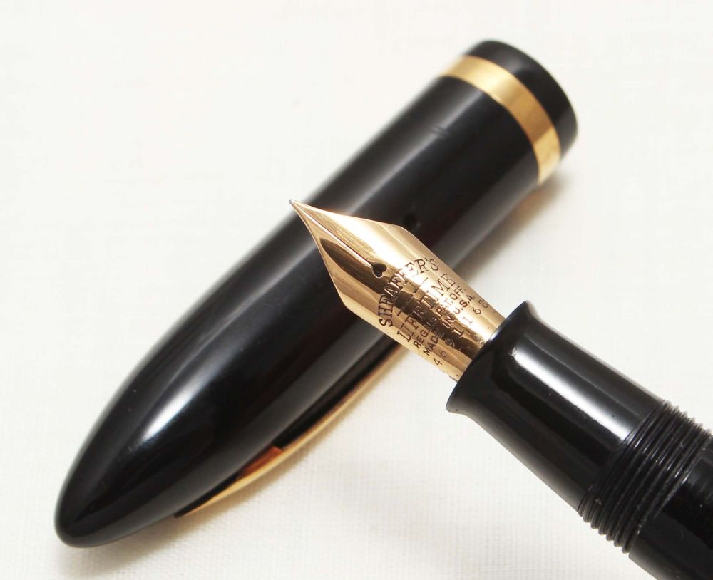 8721 Sheaffer Balance Senior Fountain Pen in Black, Extra Fine FIVE STAR Ni