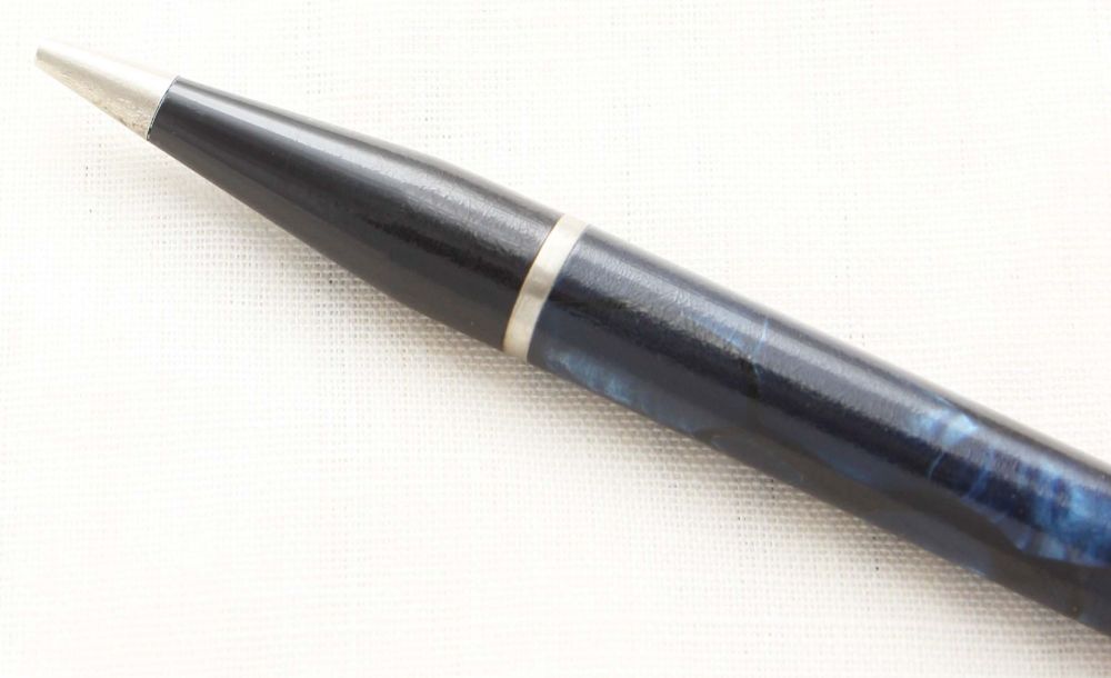 8737 Conway Stewart Nippy Propelling Pencil in Blue Marble.
