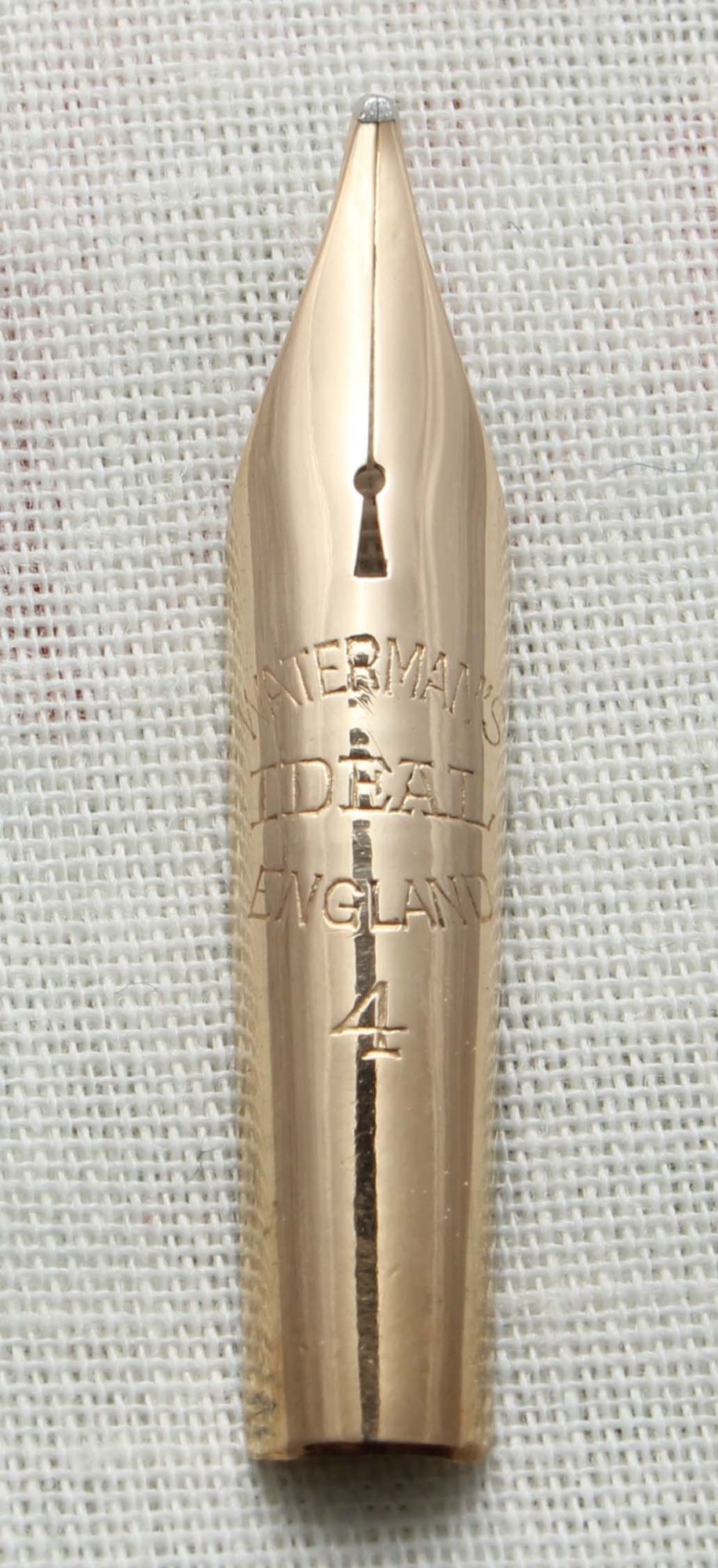 Watermans Ideal No.4 Keyhole Nib. (Broad Flexible) N535