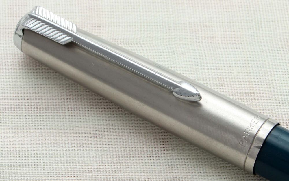 8898 Parker 51 Clutch Pencil in Teal Blue. Lustraloy Cap.
