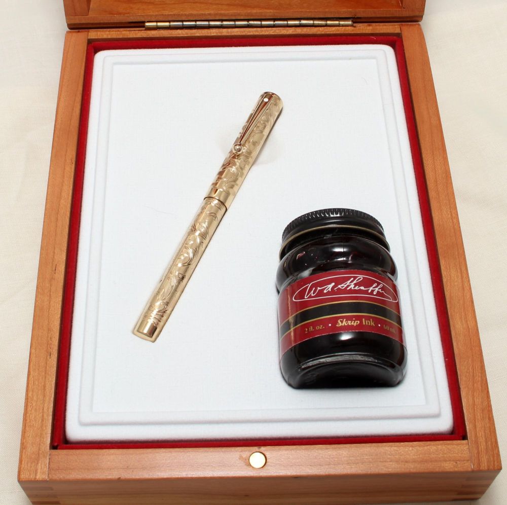 9021 Sheaffer Commemorative Limited Edition Fountain Pen, Smooth Medium 18c