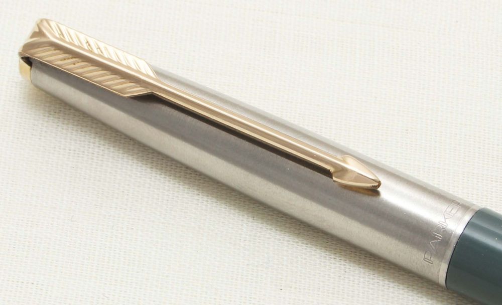 8792 Parker 61 MkI Propelling Pencil in Grey with a Lustraloy Cap.