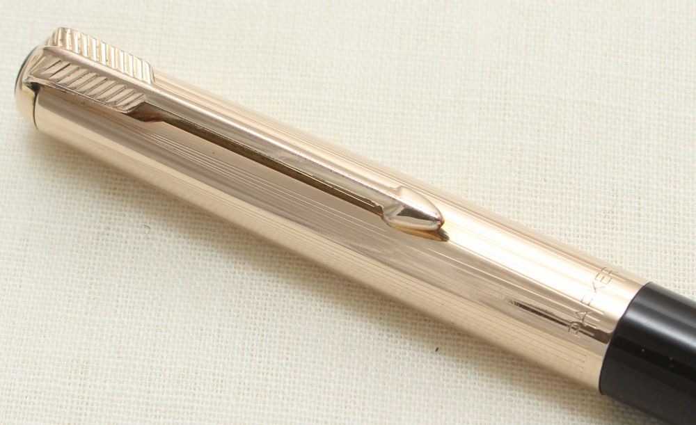 9366 Parker 51 Propelling Pencil in Classic Black with a Rolled Gold cap.