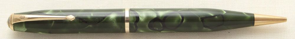 9508 Conway Stewart No.25 Propelling Pencil in Green Marble.